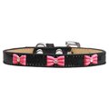 Pet Pal Pink Glitter Bow Widget Dog CollarBlack Ice Cream Size 16 PE829401